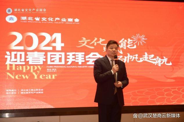 湖北省文化产业商会 2024 迎春团拜会隆重举行(图3)