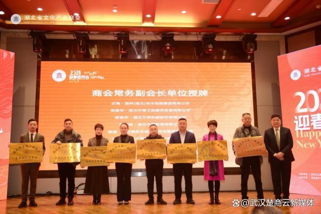 湖北省文化产业商会 2024 迎春团拜会隆重举行(图10)