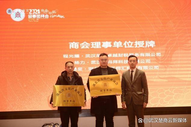 湖北省文化产业商会 2024 迎春团拜会隆重举行(图12)